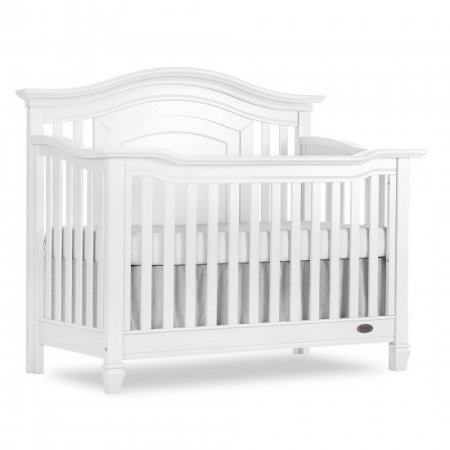 Evolur Fairbanks 5-in-1 Convertible Crib White