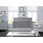 Delta Children Epic 4-in-1 Convertible Crib, Gray