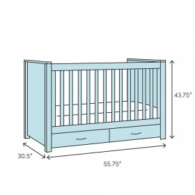 Archer 4-in-1 Convertible Crib