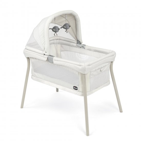 Chicco LullaGo Nest Portable Bassinet, Dove (Beige)