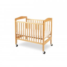 LA Baby Mini/Portable Non-folding Wooden Window Crib