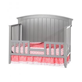 Child Craft Delaney 4-in-1 Convertible Crib, Cool Gray