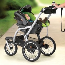 Chicco TRE Jogging Stroller, Titan (Black/Grey)