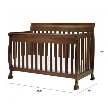 DaVinci Kalani 4-in-1 Convertible Crib in Espresso, Greenguard Gold Certified