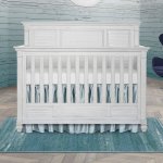 Evolur Signature Cape May 5-in-1 Full Panel Convertible Crib, Weathered White