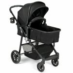 Costway 2 In1 Foldable Baby Stroller Kids Travel Newborn Infant Buggy Pushchair Black