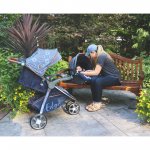 Monbebe Edge Travel System Stroller and Infant Car Seat, Boho