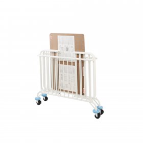 LA Baby Deluxe Holiday Mini/Portable Folding Metal Crib