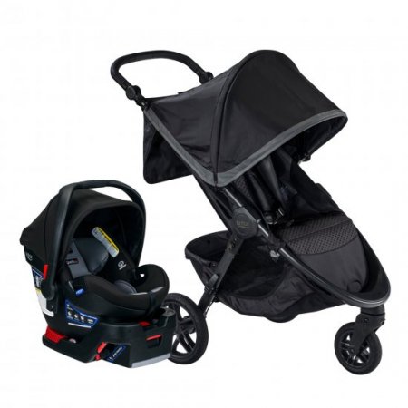 Britax B-Free & B-Safe Travel System Stroller, Pewter