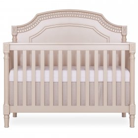 Evolur Julienne 5 in 1 Convertible Crib in Pink Satin