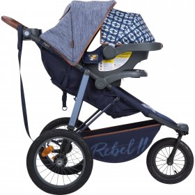 Monbebe Rebel II Complete Jogging Travel System, Boho