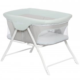 Dream On Me Traveler Portable Bassinet in Starlight Blue