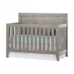 Child Craft Kieran 4-in-1 Convertible Crib, Crescent Gray