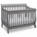 Canton 4-in-1 Convertible Crib - Easy to Assemble, Grey