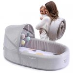 LulyBoo Bassinet To-Go Bubble Infant Travel Bed + Extra Inserts