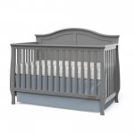 Child Craft Camden 4-in-1 Convertible Baby Crib, Cool Gray