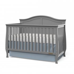 Child Craft Camden 4-in-1 Convertible Baby Crib, Cool Gray