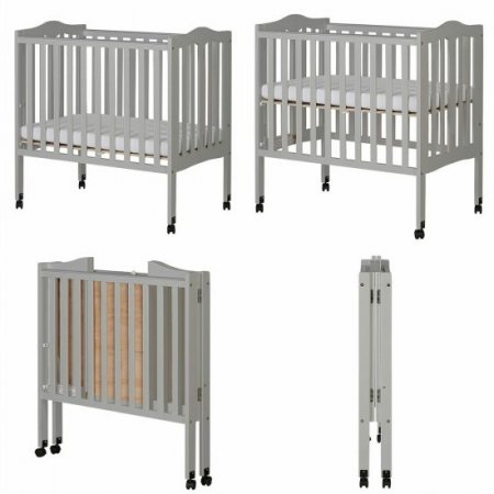 Lightweight 2-in-1 Convertible Crib