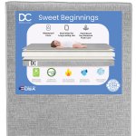 Delta Children Sweet Beginnings Mattress for Toddler Bed, Baby Crib or Baby Bed, Dual-Sided Nap Mat and Crib Mattress with Waterproof Cover, GREENGUARD Gold and CertiPUR-US Certified, 5-Year Warranty