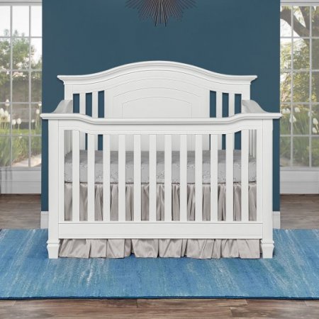 Evolur Fairbanks 5-in-1 Convertible Crib White