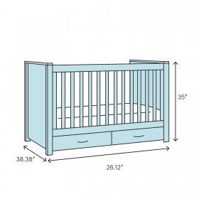 Alpha Mini Convertible Portable Crib