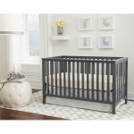 Rosebery Kids Traditional 3-in-1 Wood Convertible Crib in Gray