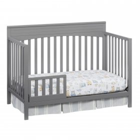 Oxford Baby Harper 4 in 1 Convertible Crib Dove Gray