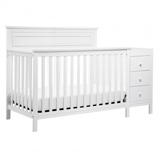 Davinci Autumn 4-in-1 Convertible Crib and Changer, White