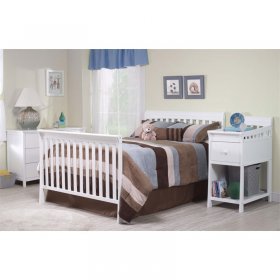 Sorelle Florence Crib and Changer in White