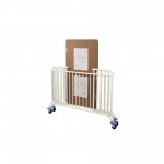 L.A. Baby Holiday Portable Crib White