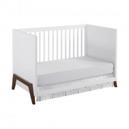 Oxford Baby Mari 3-in-1 Convertible Island Crib, White