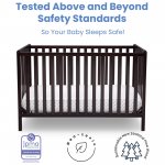 Delta Children Heartland 4-in-1 Convertible Crib, Espresso