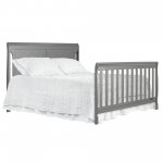 Dream On Me Ashton Full Panel 5-in-1 Convertible Crib, Storm Grey