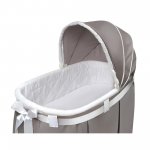 Badger Basket Wishes Oval Bassinet, Gray