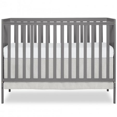 Dream On Me, Synergy, 5 in 1 Convertible Crib In Storm Grey