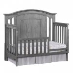 Oxford Baby Willowbrook 4-in-1 Convertible Crib, Graphite Gray