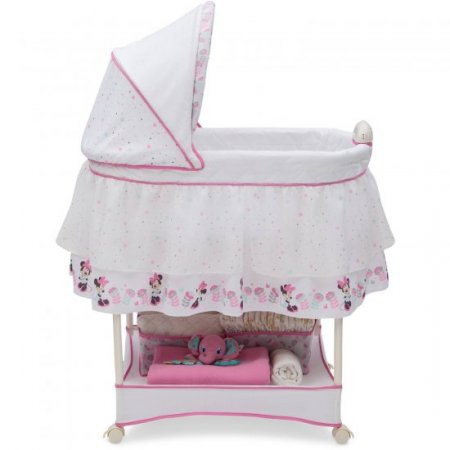 Delta Children Gliding Bassinet, Minnie Boutique