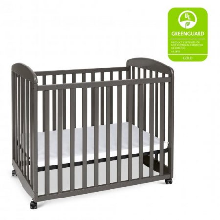 DaVinci Alpha Rocking Mini Crib, Slate