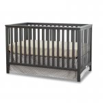 Rosebery Kids Traditional 3-in-1 Wood Convertible Crib in Gray