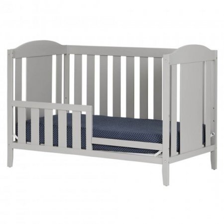 South Shore Angel 2 in 1 Convertible Crib Soft Gray