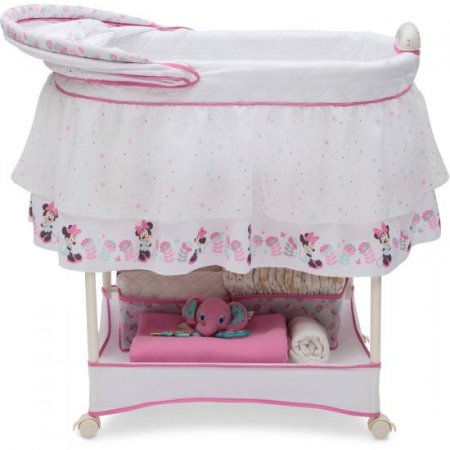 Delta Children Gliding Bassinet, Minnie Boutique