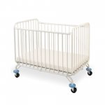 LA Baby Deluxe Holiday Mini/Portable Folding Metal Crib