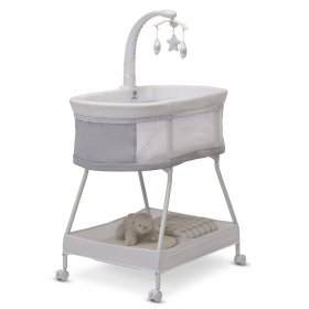 Delta Children Sweet Slumber Bassinet, Grey Summit