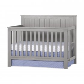 Child Craft Calder 4-in-1 Convertible Crib, Brushed Pebble Gray