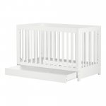 South Shore Yodi Crib with Drawer , White