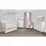 evolur Signature Glam 5 In 1 Convertible Crib, Pearl White