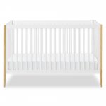 Delta Children Casey 6-in-1 Convertible Crib, Bianca White/Natural