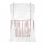 Dream On Me Sophia Posh Circular Mini Crib, Blush Pink