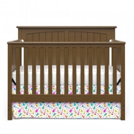 Child Craft Sheldon 4-in-1 Convertible Baby Crib, Cocoa Bean