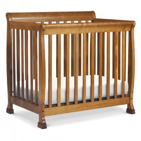 DaVinci Kalani 4-in-1 Mini Crib and Twin Bed, Chestnut